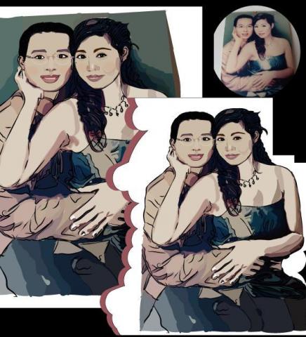 Phoebe Design  - 復刻20年前的婚紗照