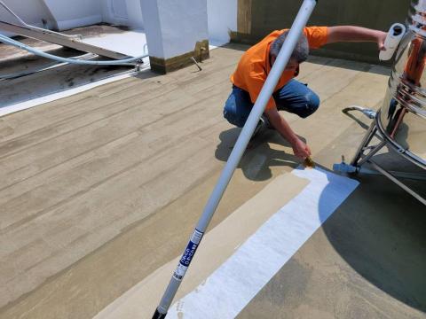 統儀企業社 - 布幟布鋪設