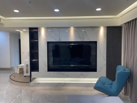 亦夙空間概念設計 - 客廳電視牆