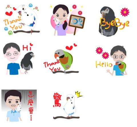 讀心娃娃繪畫工作室 - 手繪Line貼圖 讀心娃娃繪畫工作室 - 手繪Line貼圖
