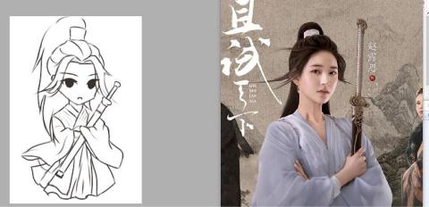 淳粹電繪 - Line Q版