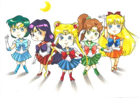 葉芝妤 - Q版美少女戰士---麥克筆