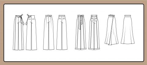 Emma9193 - 自己設計的服裝，繪製成服裝機械圖搞