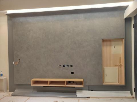 魔漾藝術塗裝 - 清水模牆面施作手感紋路獨一無二