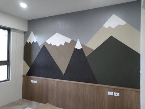 魔漾藝術塗裝 - 客製塗裝 -小孩房增添活潑感