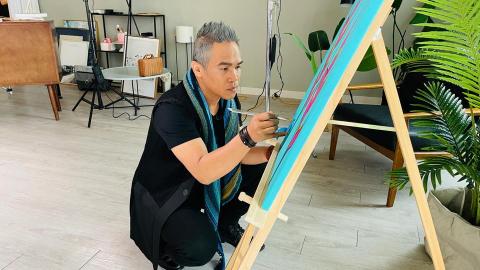 SmallRed_ BeautyStudio - 藝術家 優席夫 節目拍攝妝髮