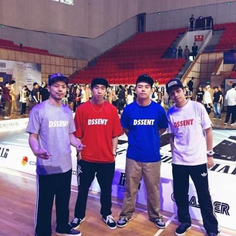 小胖老師街舞教學 - Wade Dance Studio - 於上海國際賽事賽後合影