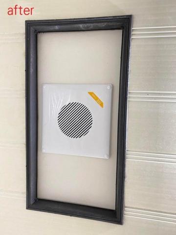 宅急修阿鴻 - 浴室舊有排風上移除,安裝新的排風扇