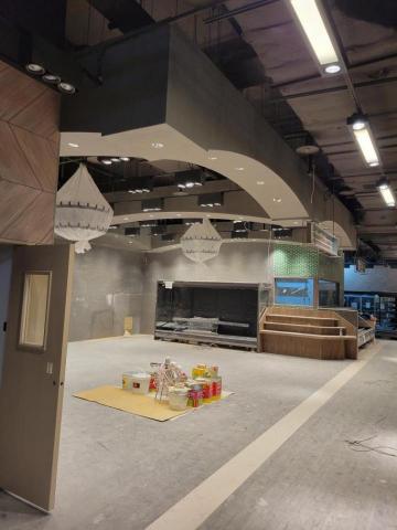 東騏工程有限公司 - 竹北 大遠百 暗架造型天花板