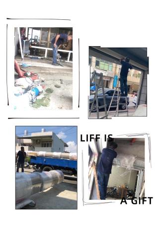 瑋泰靜音鐵捲門、瑋泰運輸 - 施工