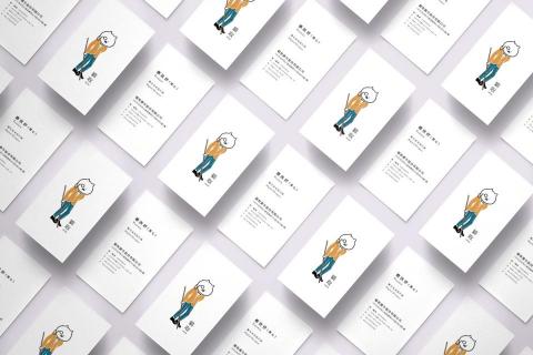 菜心工作室 - 貓取廣告名片
#CIS商業識別設計 #名片設計