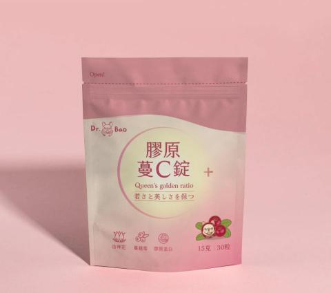 菜心工作室 - 大寶生技膠原蔓C錠
#產品包裝設計 #插畫設計 