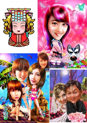 Alam Lin - 寫實紀念Q版