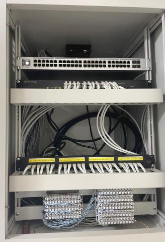 逆轉科技 - 佈線一律採用進口cat6與Fluke測報