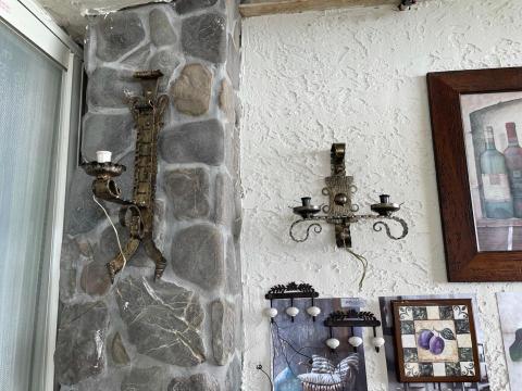 靖葇工程行 - 三芝豪宅2樓陽台壁燈造型