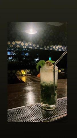 莊凱翔 - 這是我自己做的經典調酒叫做，mojito非常清爽可口，適合炎熱的夏天！