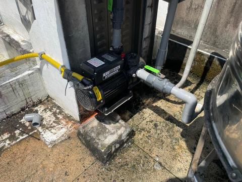 靖葇工程行 - 一馬的加壓馬達安裝