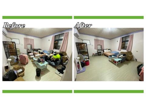 綠舍生活+琳恩 | 整理收納 - 主臥室整理01 整理師2人 