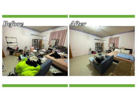 綠舍生活+琳恩 | 整理收納 - 主臥室整理02 整理師2人 