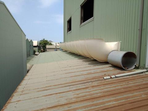 東悦通風設備有限公司 - 風扇外加9O度彎頭