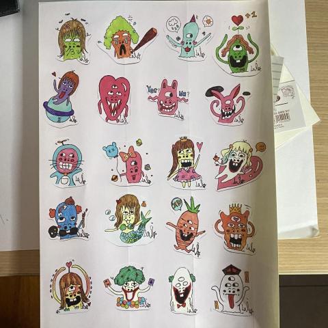 堂堂 - #原創角色#ysinpeople#貼紙系列