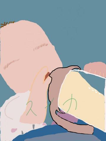 莊西瓜 - 嬰兒無臉畫