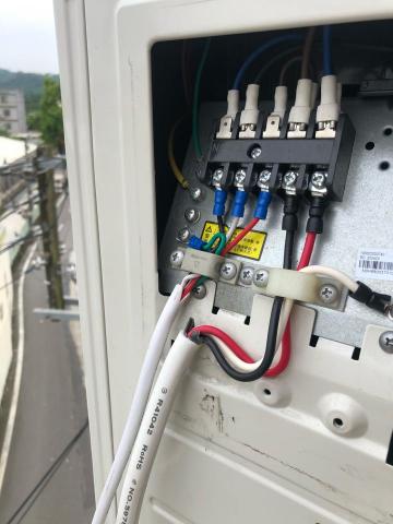 竣翔空調 - 控制線及電源線壓端子接地線防護