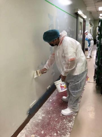 光華油漆工程-桃園 - 施工過程:配合需求全身防護施工