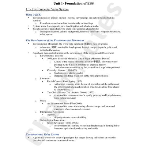 陳芷萱 - 筆記案例（無論哪一科的筆記格式都差不多）