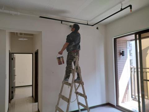 光華油漆工程-桃園 - 施工過程:室內微工業風