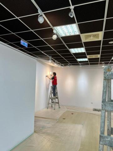 光華油漆工程-桃園 - 施工過程:牆面經由批土研磨後讓牆面呈現細膩度增強
