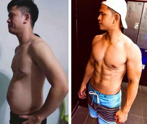 小嫺教練 - 男學員減重減脂代表