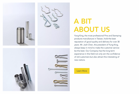 Lumina Apps 碰卡數位 - 榮金工業網站呈現