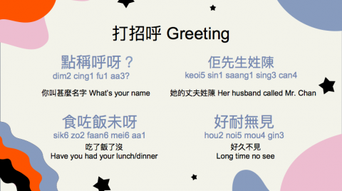 Rachel Chau - 課堂內容（打招呼）