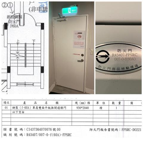 「任柏澄」全勝室內設計公司 - 防火門安裝規定