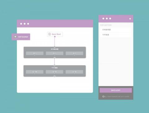 shareelinks 互聯工作室 - 問題建構器(客戶獲取工具之一)，使用問題去幫你的顧客分類，方便日後對客戶的客製化行銷。假設你是一個健身教練，你就不會對重量訓練的學生推送減肥課程。