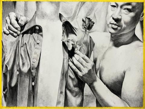 柯衍吉 - 水性顏料素描、紙板