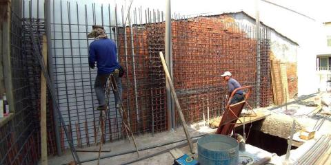 騰達工程 - 增建牆壁鋼筋綁紮