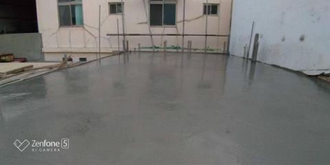 騰達工程 - 頂樓板灌漿完成