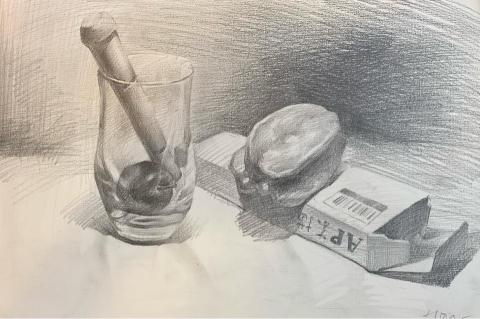 黃煜翰 - 靜物鉛筆素描 黃煜翰 - 靜物鉛筆素描