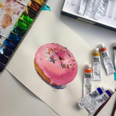 曾凱翎 - 水彩作品 曾凱翎 - 水彩作品