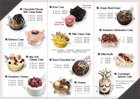 Dora Lin - 咖啡店菜單設計-背面