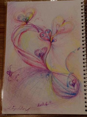 Erica - 手繪-色鉛筆 愛