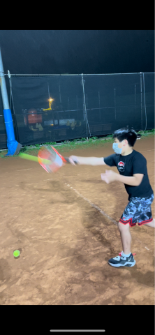 AllDay Tennis - 國小的小朋友 標準動作及良好的球感