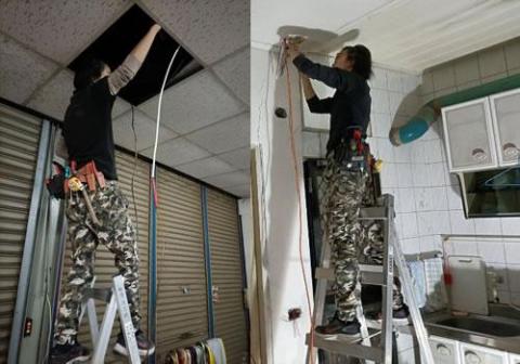 之藝電工 - 線路換新-拉線