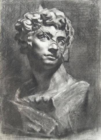 欣妤 - 素描石膏