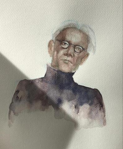 宋卿 - 水彩  人像