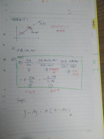 韓穆恩 - 數學會用活頁紙寫筆記