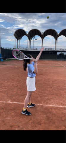 AllDay Tennis - 女生發球動作也很漂亮ㄛ