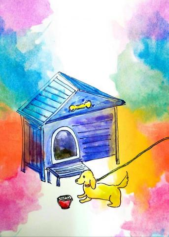 Erica - 手繪+電繪-狗